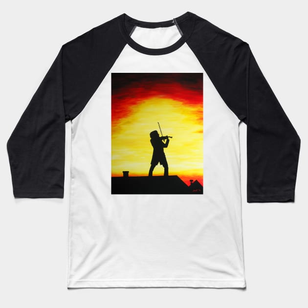 Fiddlers on the roof Baseball T-Shirt by wernerszendi